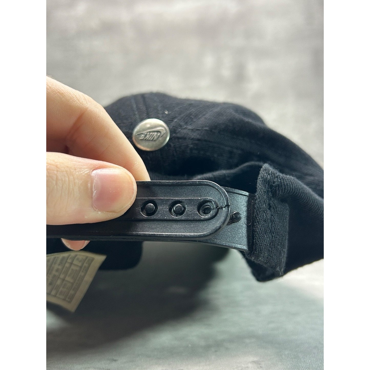 Vintage 2000s Nike Embroidered Swoosh Spellout Snapback Hat OSFA