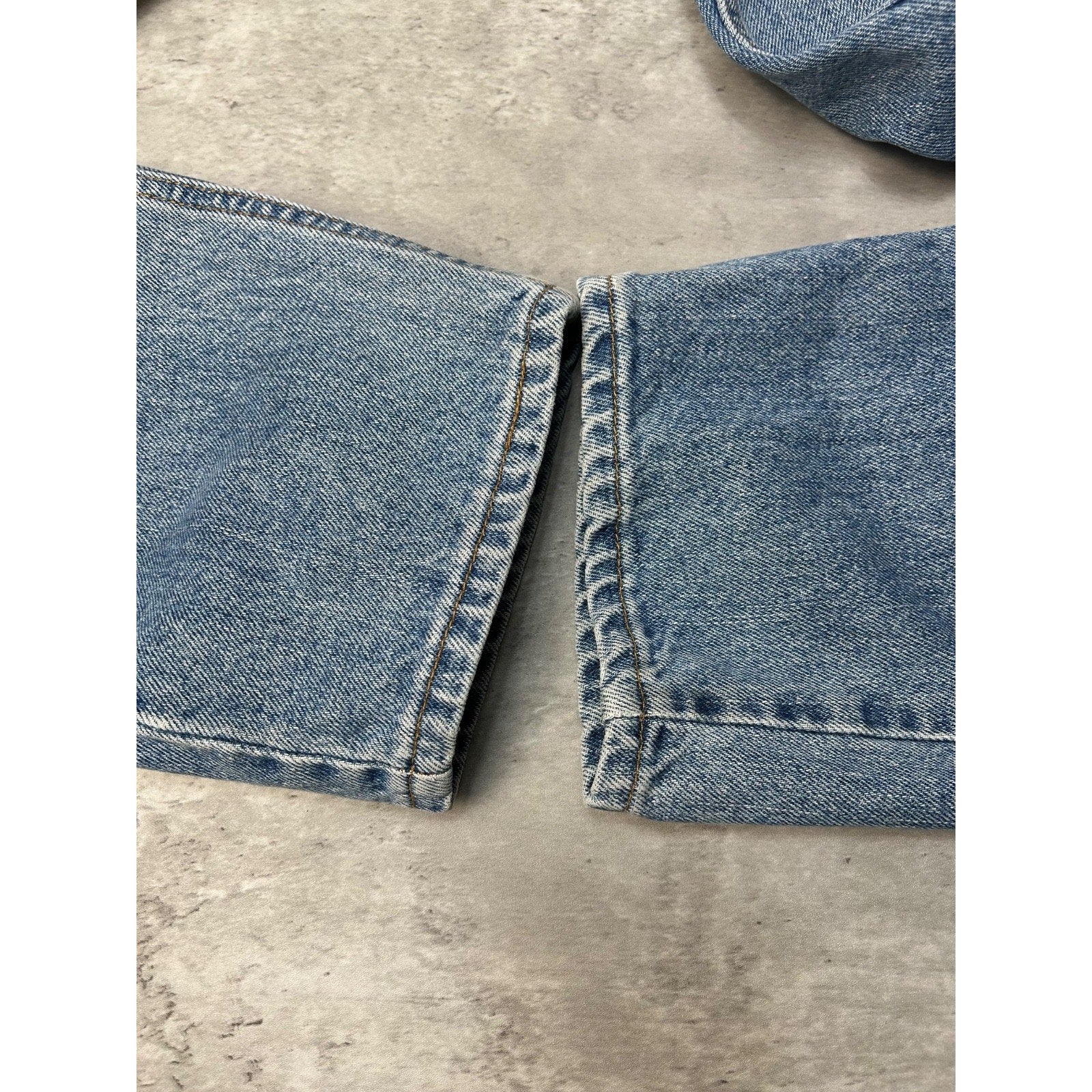 Vintage 90s Levis 550 Red Tab Relaxed Fit Medium Wash Denim Pants Size 33