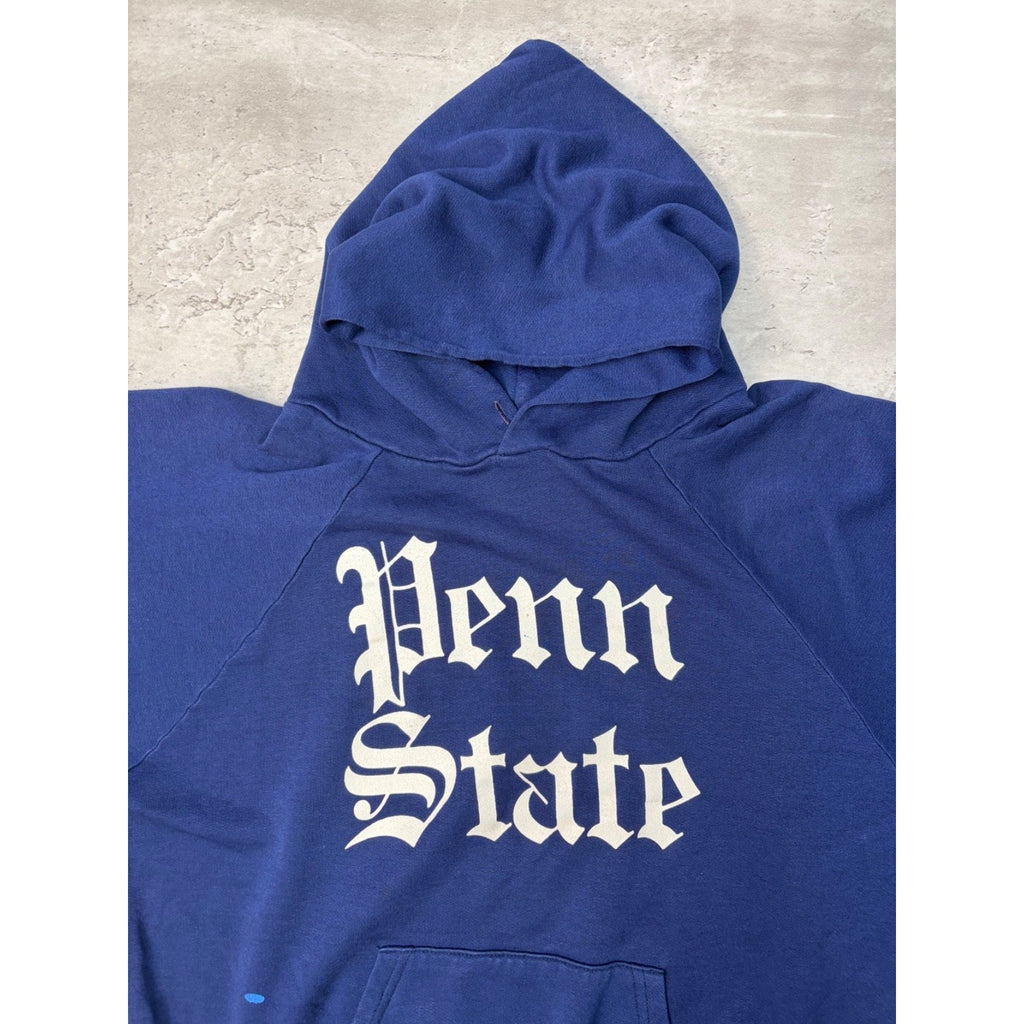 Vintage 80s/90s Penn State Nittany Lions NCAA Hooded Sweatshirt Size Large