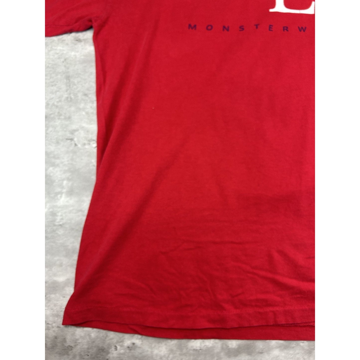 Vintage 90s Sesame Street Elmo Monster Wear Tv Show Promo T-Shirt Size XL