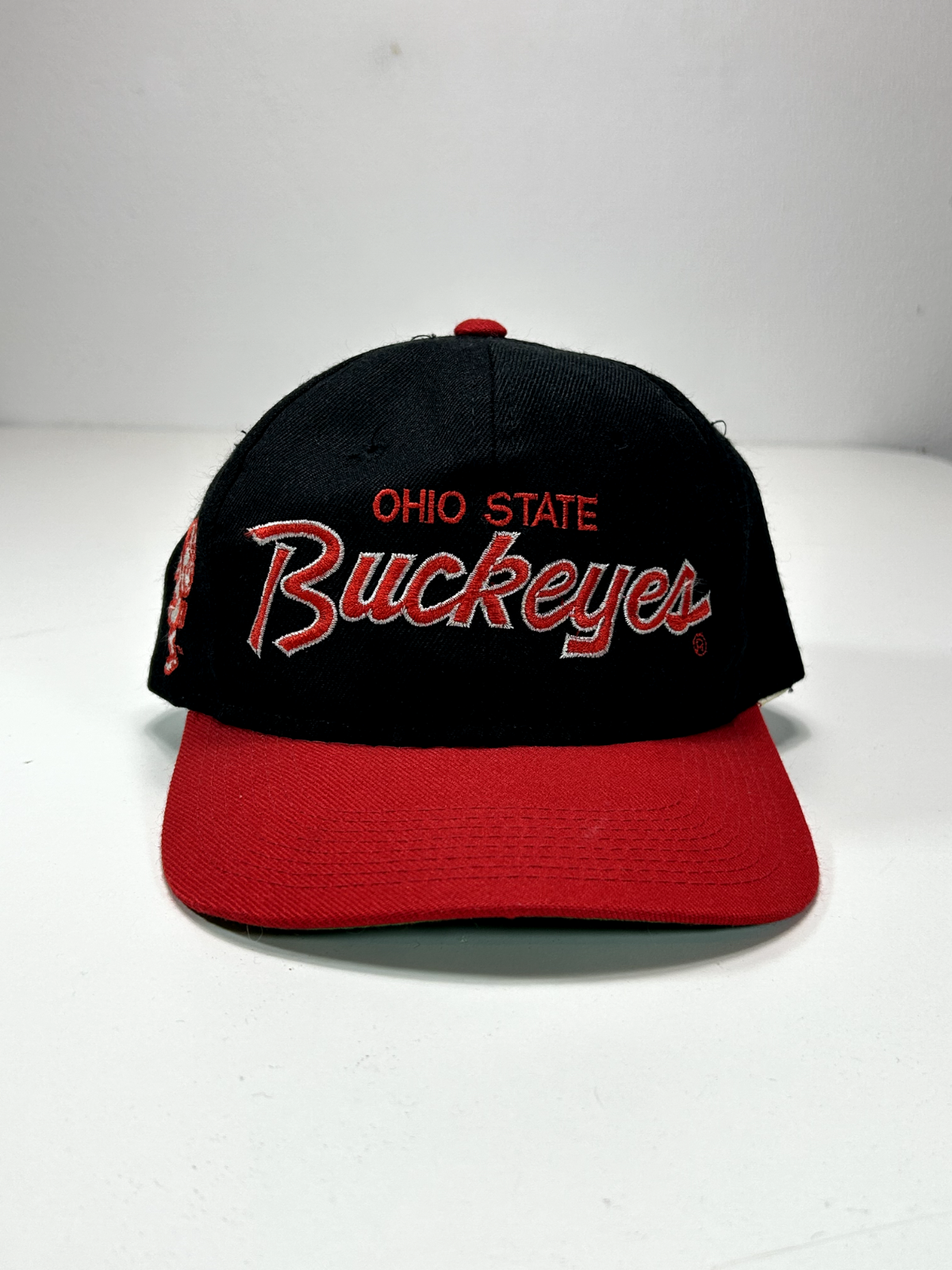 Vintage 90s Ohio State Buckeyes NCAA Sports Specialties Script Snapback Hat OSFA