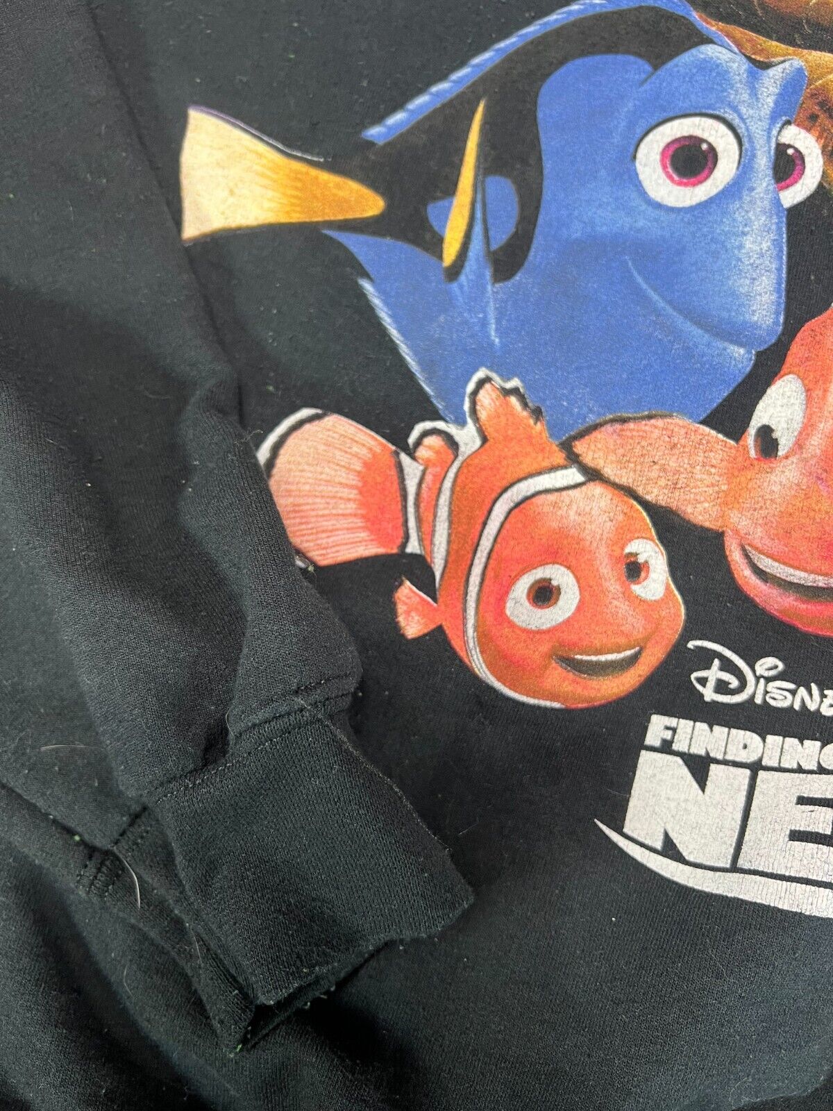 Disney Finding Nemo Pixar Big Graphic Movie Promo Sweatshirt Size Large