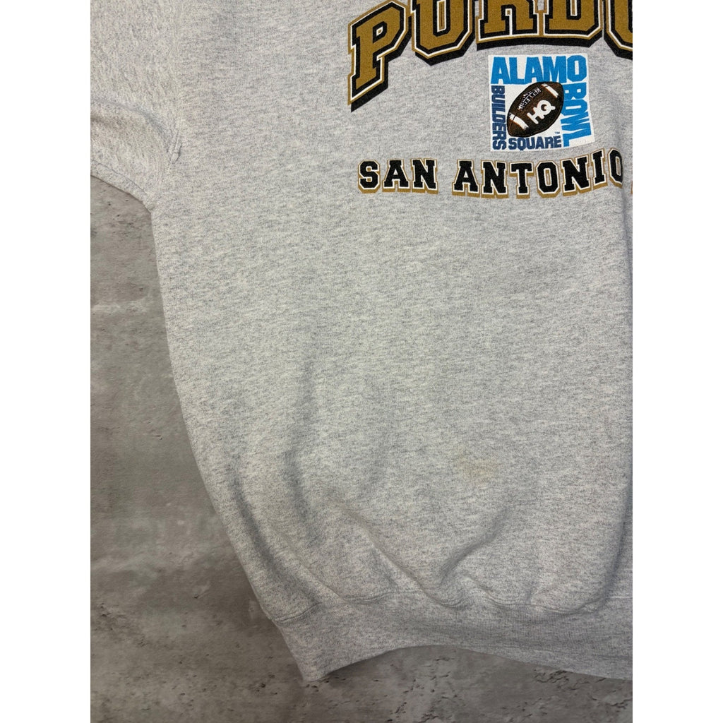 Vintage 1998 Purdue Boilermakers NCAA Alamo Bowl Graphic Sweatshirt Size 2XL