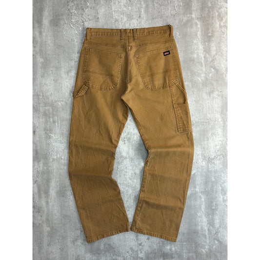 Vintage Dickies Canvas Workwear Carpenter Pants Size 33 Beige