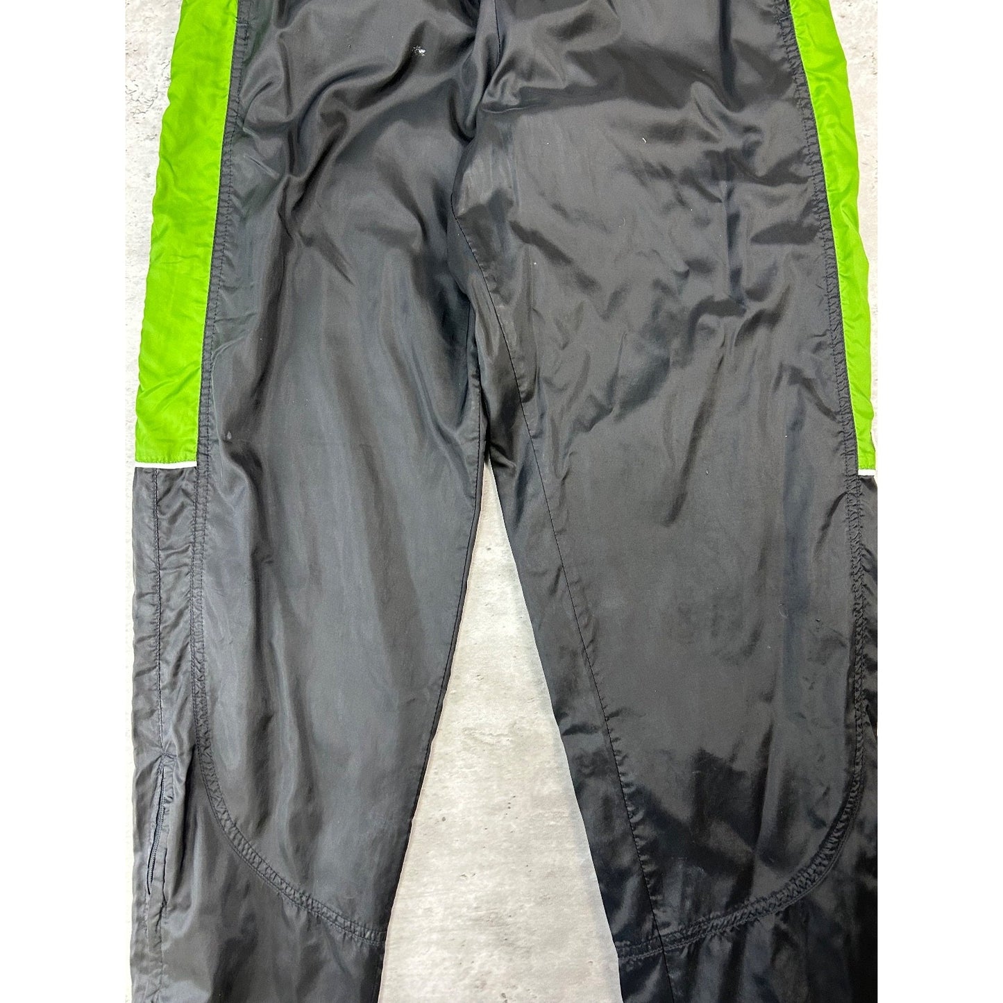 Vintage 90s Nike Embroidered Swoosh Nylon Track Pants Size Small