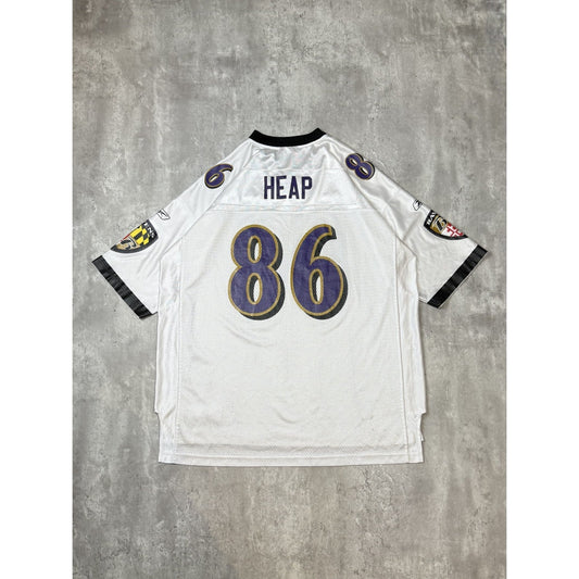 Vintage Todd Heap #86 Baltimore Ravens NFL Reebok Football Jersey Size XXL