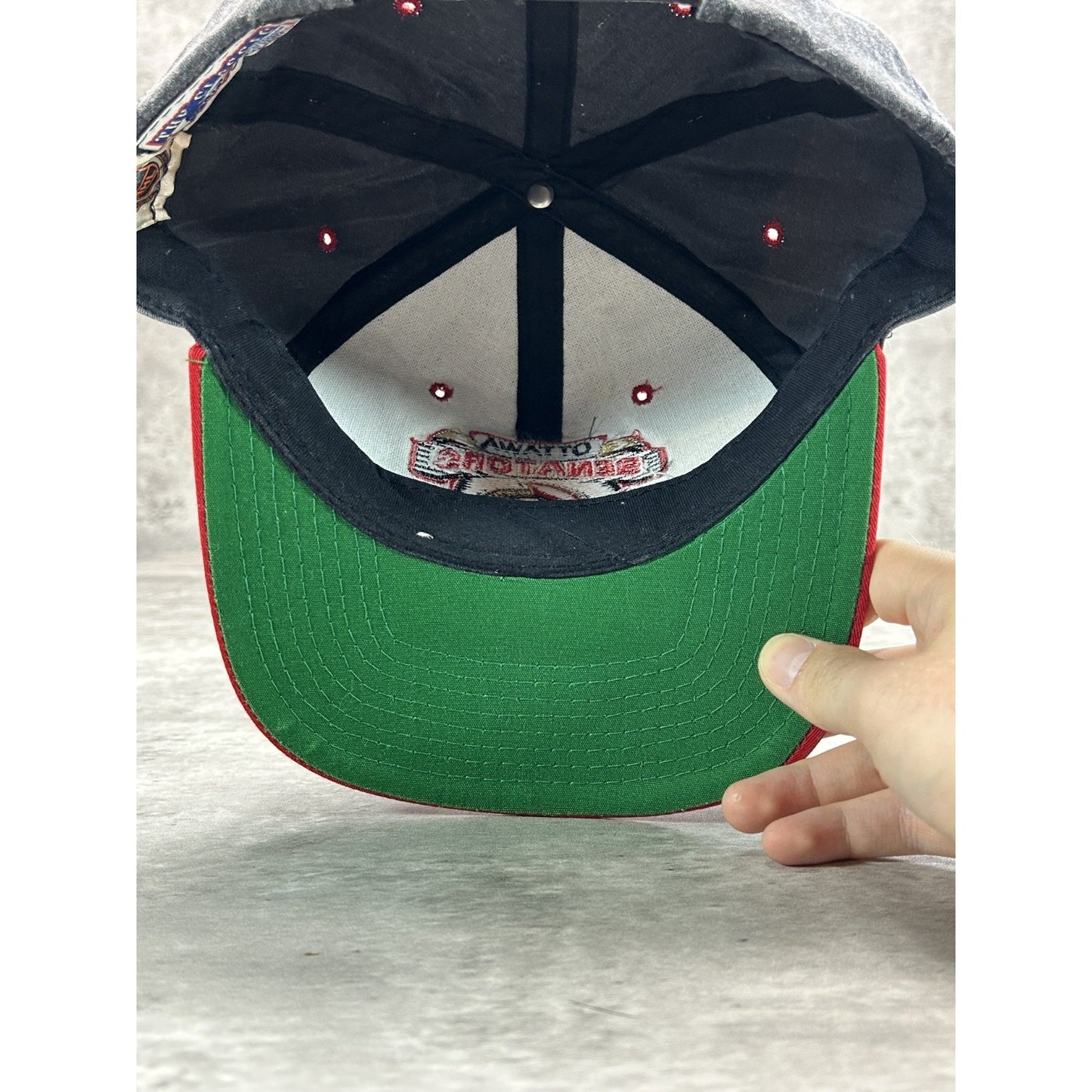 Vintage 90s Ottawa Senators NHL Embroidered Logo Starter Snapback Hat OSFA