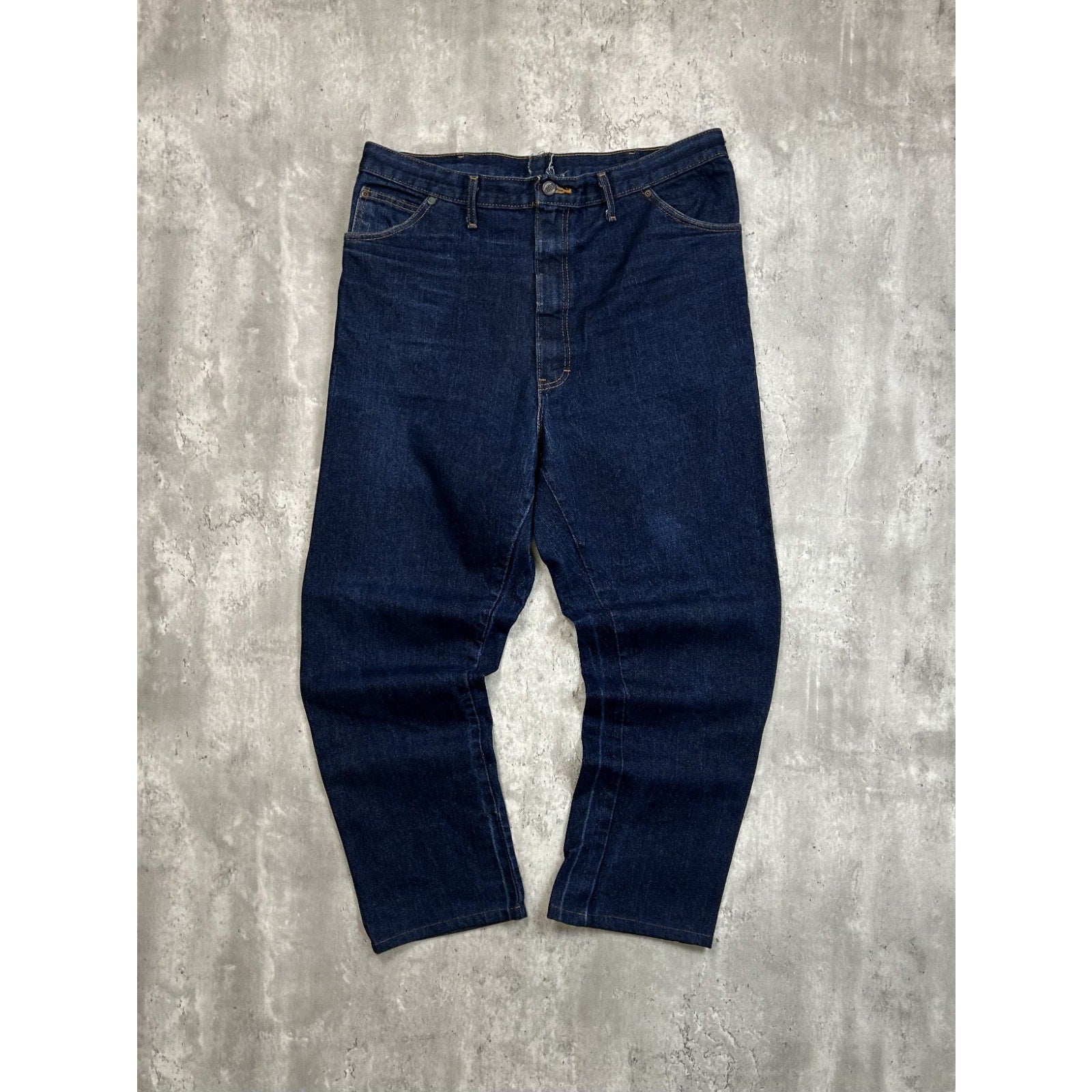 Vintage Dickies Dark Wash Denim Workwear Pants Size 37