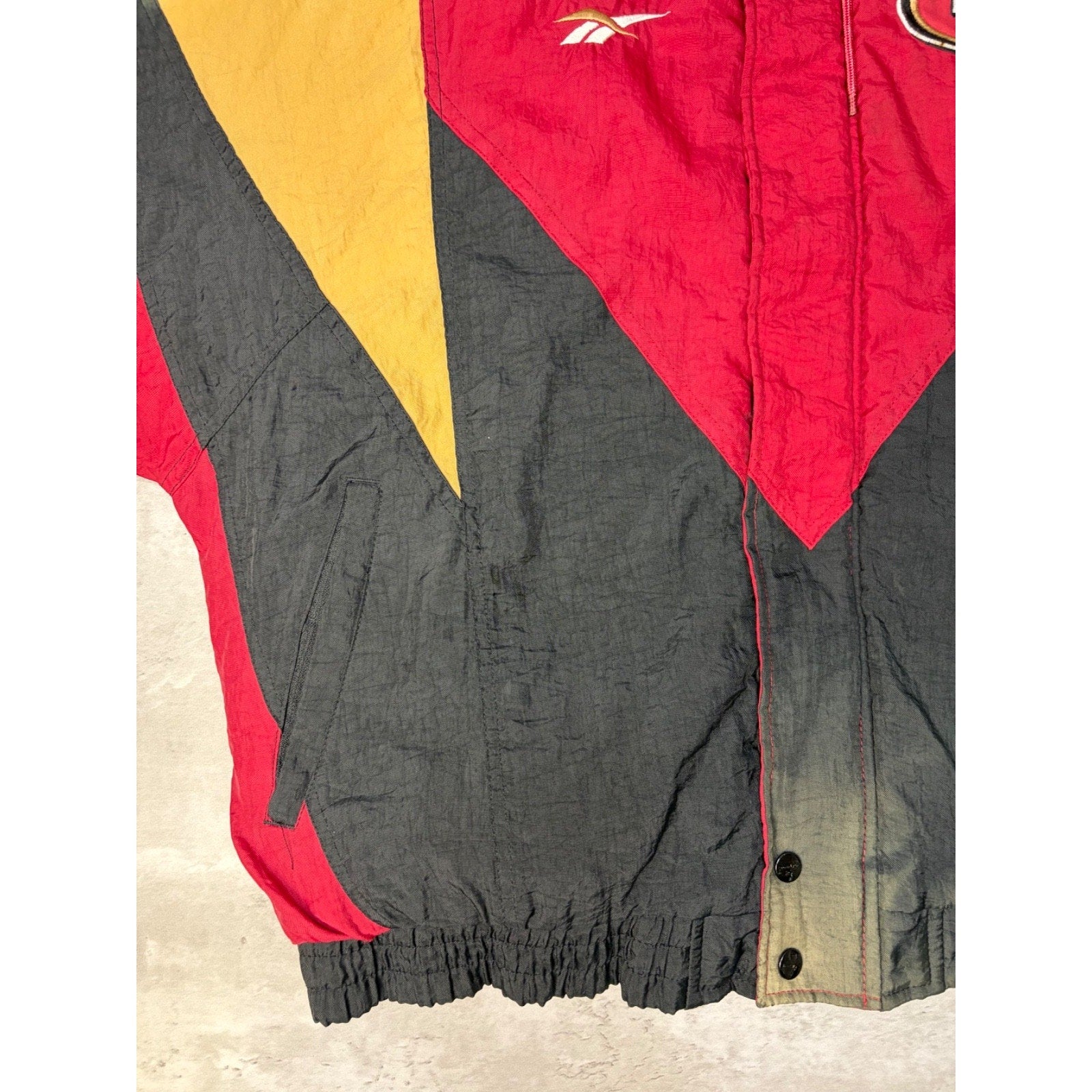 Vintage 90s San Francisco 49ers NFL Insulated Reebok Football Jacket Size Medium