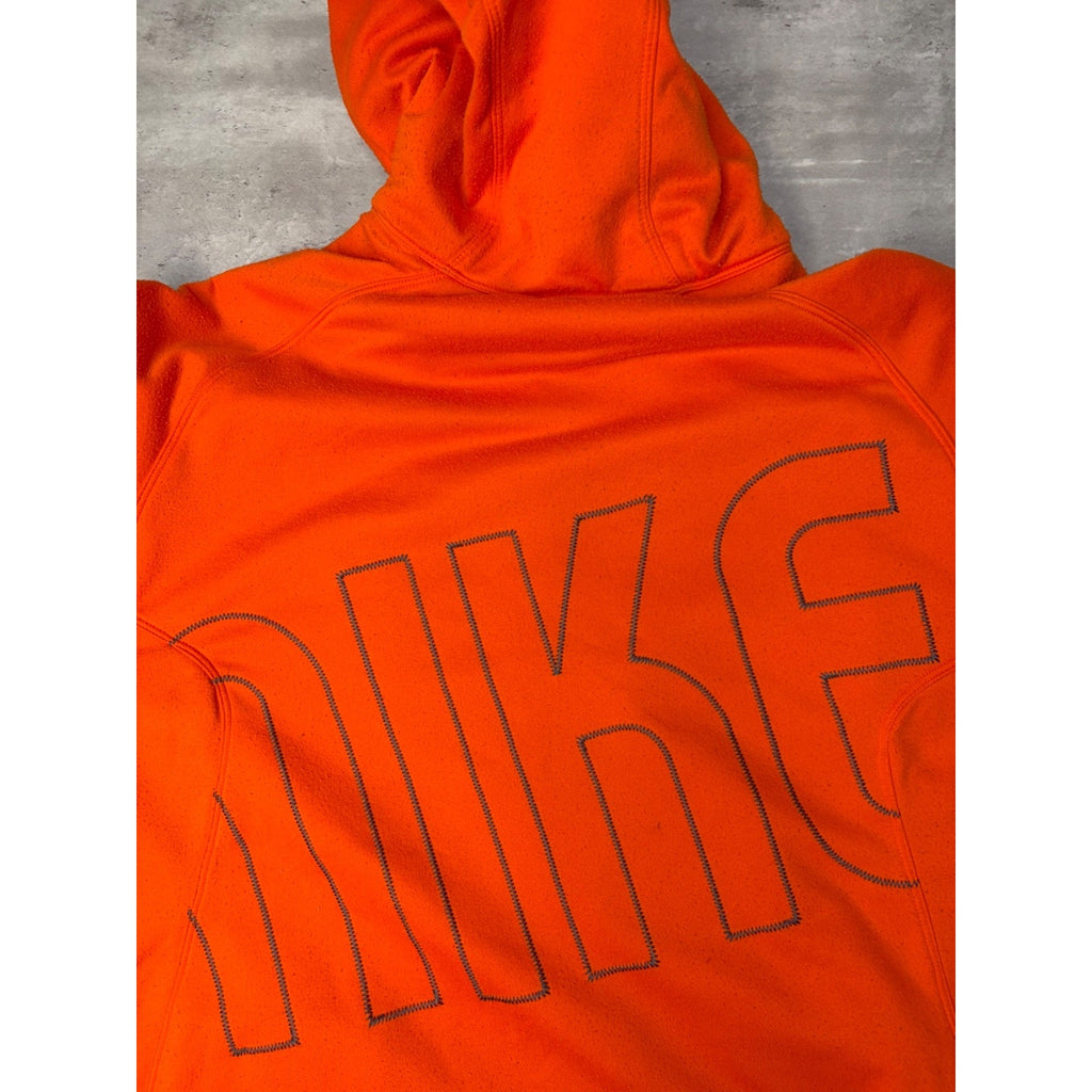 Vintage 2000s Nike Embroidered Swoosh Hooded Reversible Jacket Size 2XL