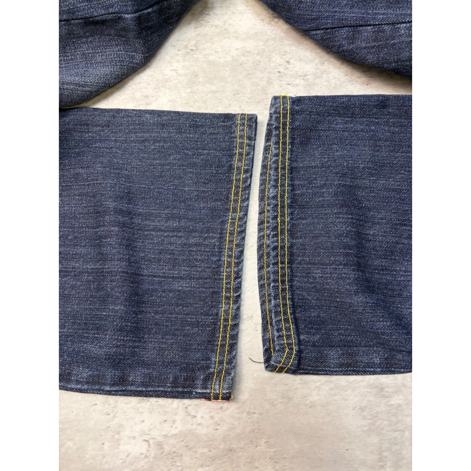 Vintage Y2K Womens Ecko Unlimited Scribble Spellout Dark Wash Denim Pants 28x29