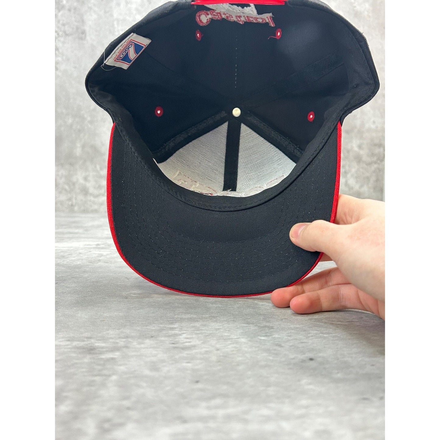 Vintage 90s John Force Castrol GTX Racing Embroidered Snapback Hat OSFA