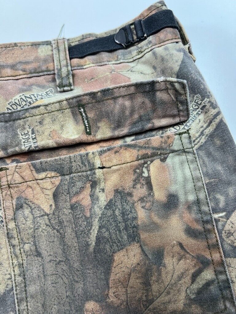 Vintage NWTF Advantage Timber Camo Straight Leg Cargo Hunting Pants Size 37