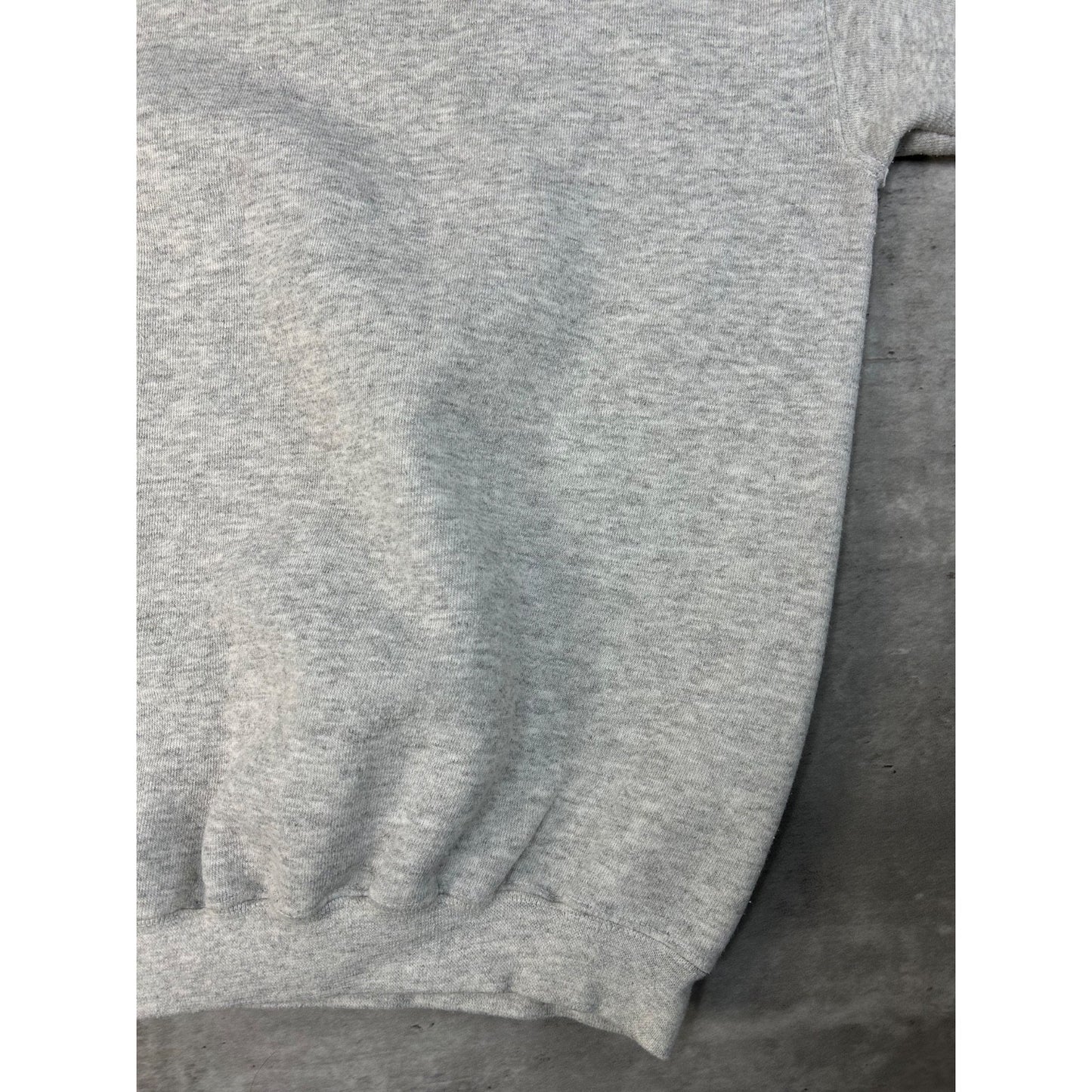 Vintage 90s Notre Dame Fighting Irish NCAA Graphic Spellout Sweatshirt Sz Large