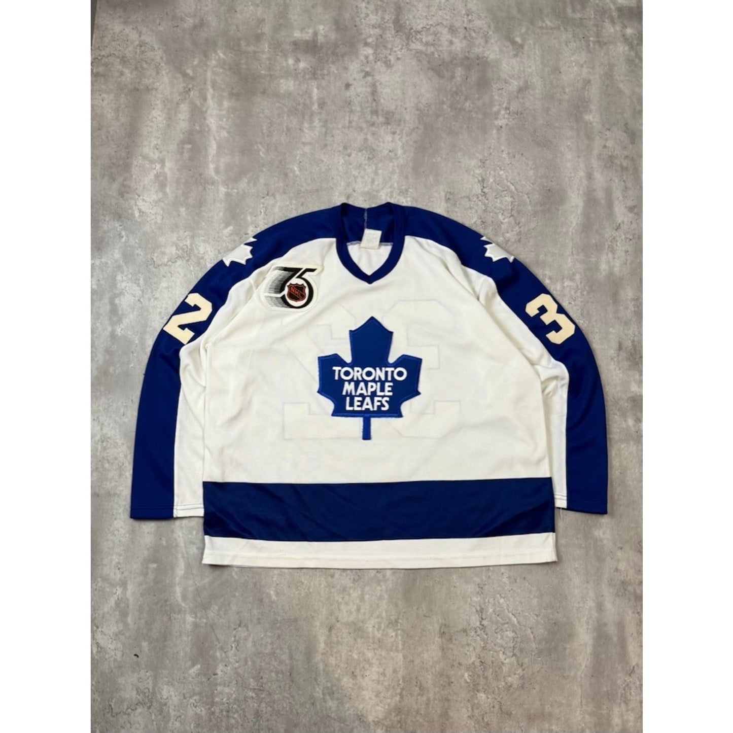 Vintage 1991/92 Mike Eastwood #32 Toronto Maple Leafs NHL CCM Maska Jersey Sz XL