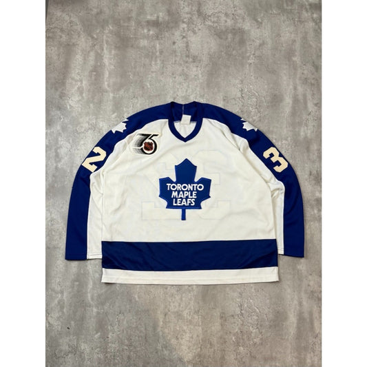 Vintage 1991/92 Mike Eastwood #32 Toronto Maple Leafs NHL CCM Maska Jersey Sz XL