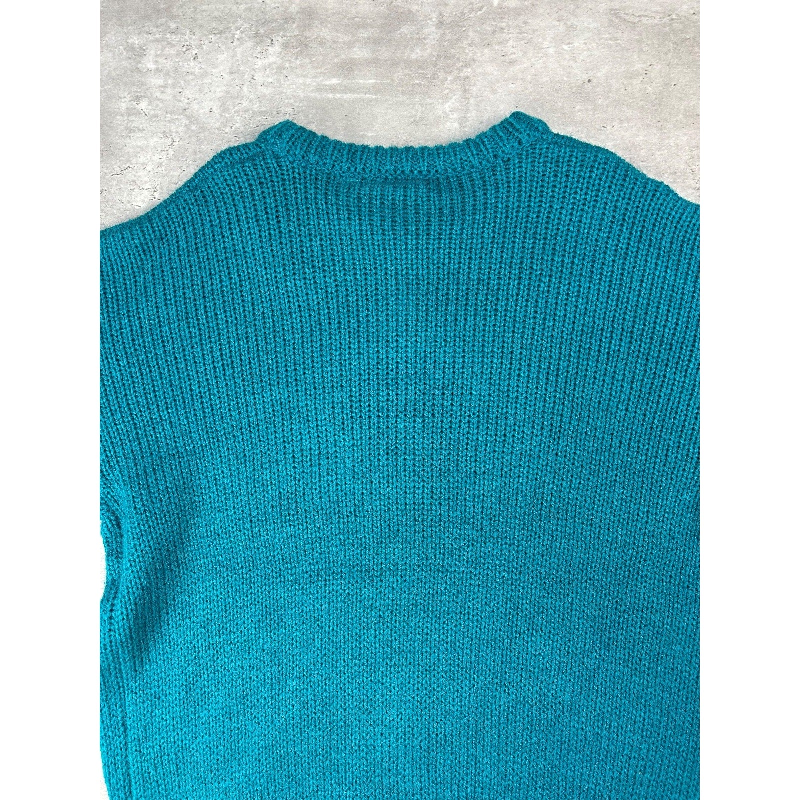 Vintage 80s/90s Sundays Geometric Print Pullover Knit Sweater Size Large
