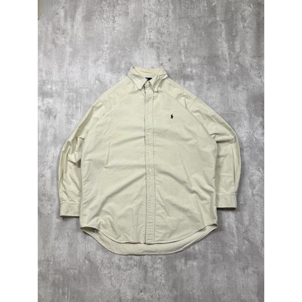 Vintage Polo Ralph Lauren Embroidered Pony Long Sleeve Button Up Shirt Size 2XL