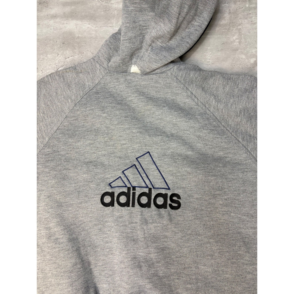 Vintage Adidas Reversible Full Zip Hooded Bomber Jacket Size XL