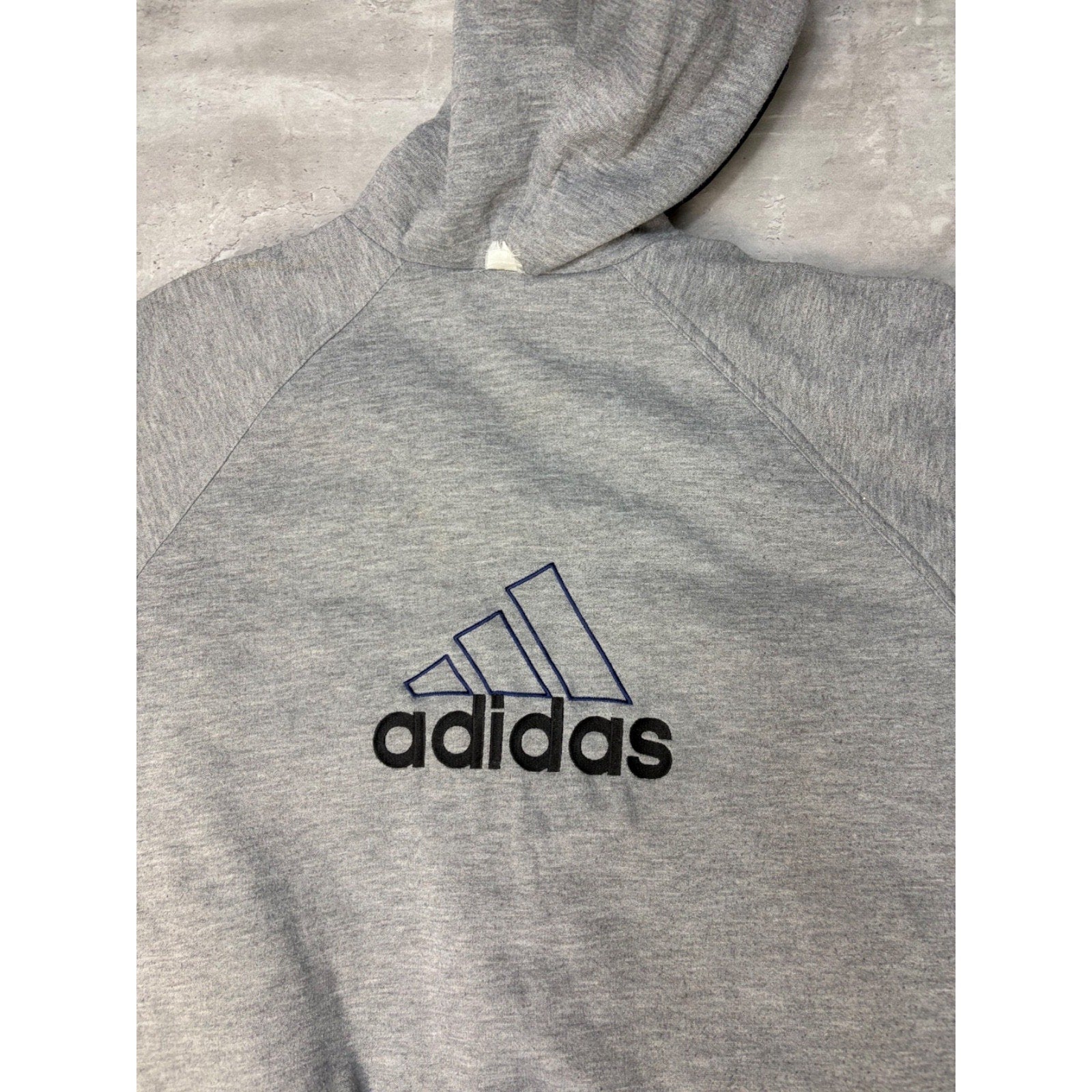 Vintage Adidas Reversible Full Zip Hooded Bomber Jacket Size XL