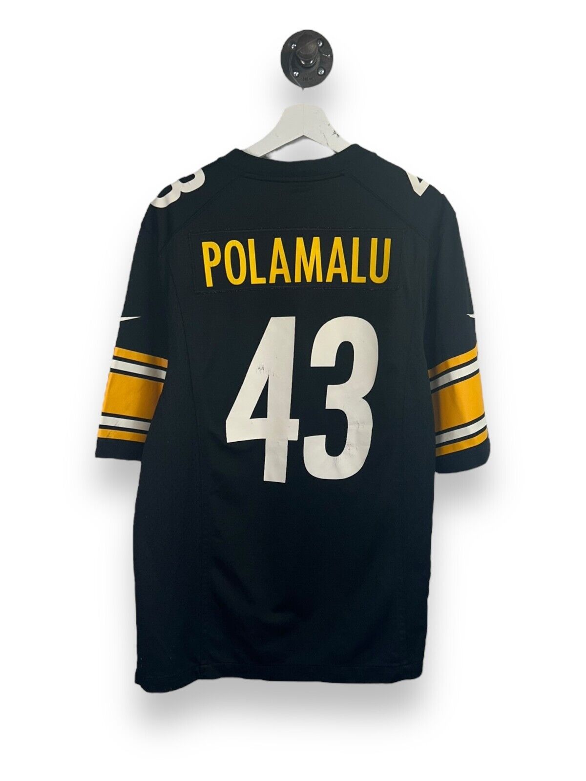 Troy Polamalu #43 Pittsburgh Steelers NFL Nike Football Jersey Size Medium