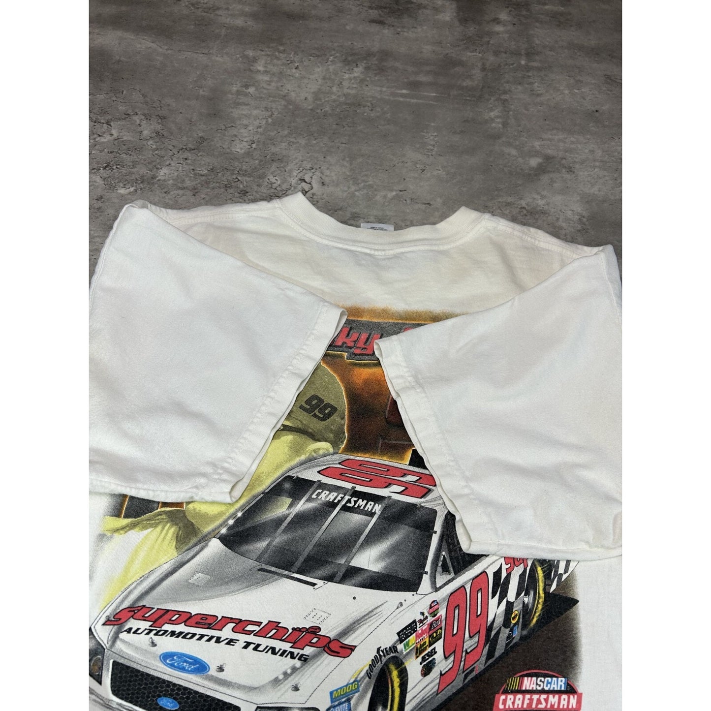 Vintage Ricky Craven #99 Nascar Superchips Automotive Tuning T-Shirt Size Large