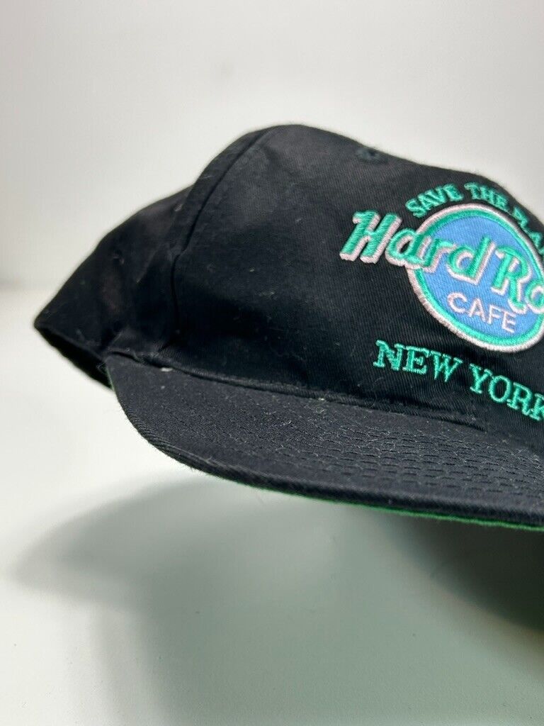 Vintage Hard Rock Cafe New York Embroidered Destination Snapback Hat OSFA