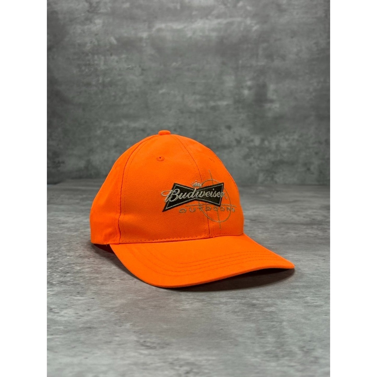 Vintage 90s Budweiser Outdoors Embroidered Beer Promo Hunting Strapback Hat OSFA