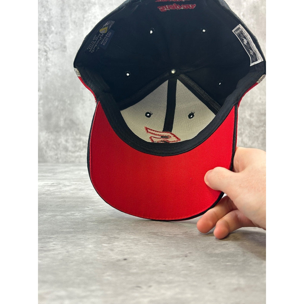 Vintage Snap-On Racing Embroidered Logo Abstract Strapback Hat OSFA
