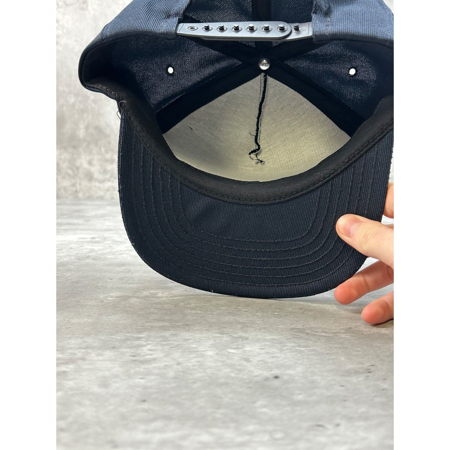 Vintage 80s/90s USS Yorktown CV-10 US NAVy Military Snapback Hat OSFA