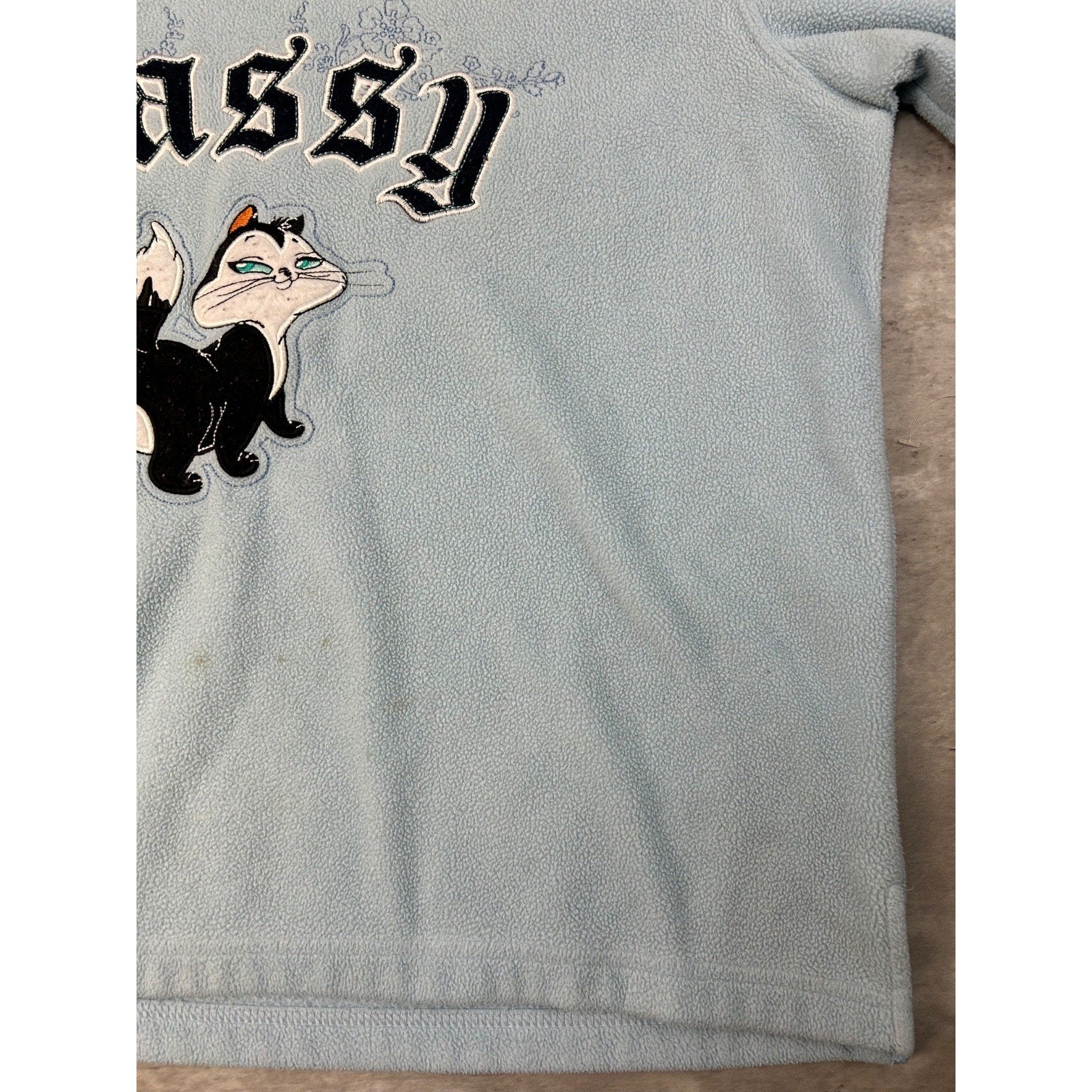Vintage Looney Tunes Penelope Pussycat Fleece Tv Show Sweatshirt Size Large