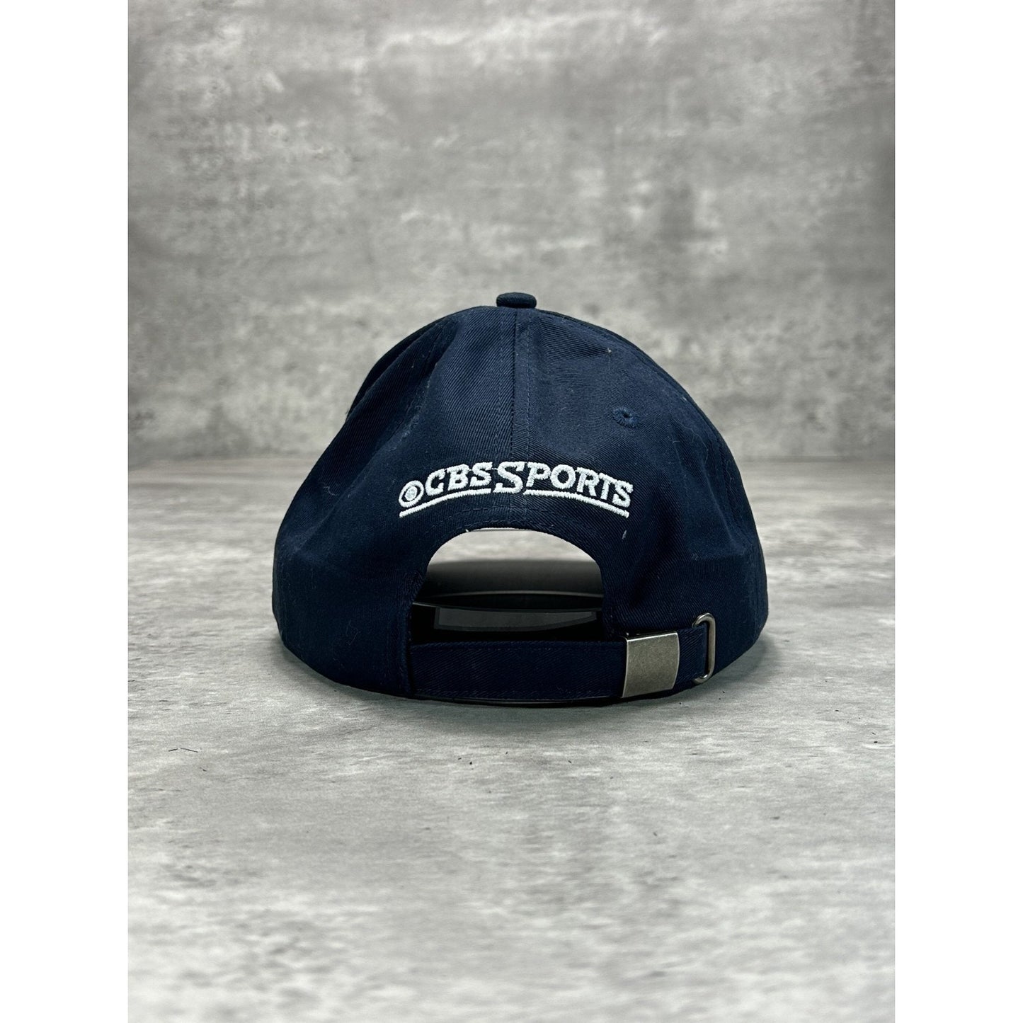 Vintage 2000s NFL On CBS Embroidered Spellout Logo Strapback Hat OSFA