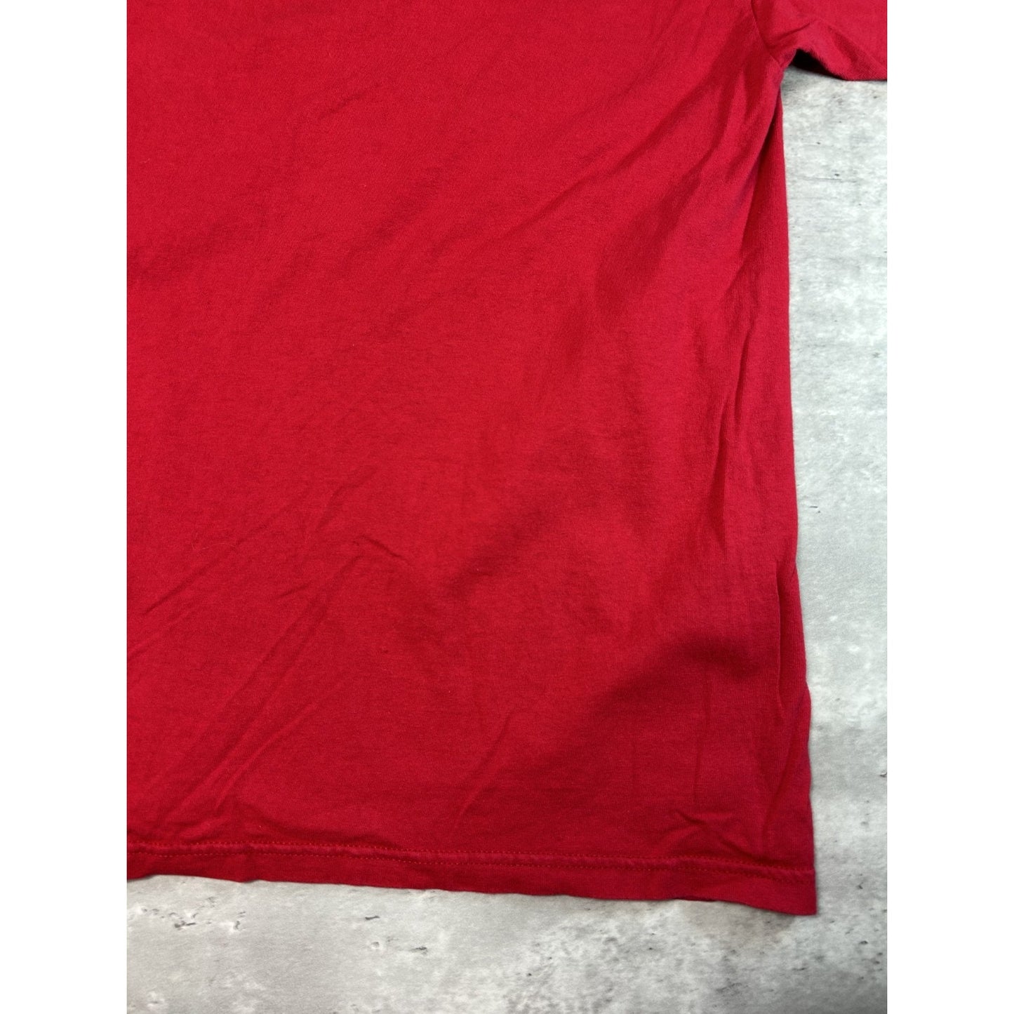 Vintage 90s Nike Classic Embroidered Swoosh T-Shirt Size XL Red