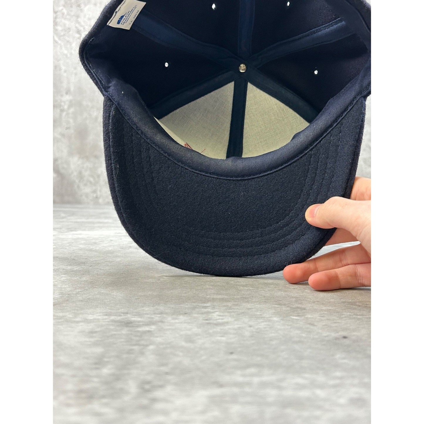 Vintage Strohs Embroidered Spellout Beer Promo Snapback Hat OSFA