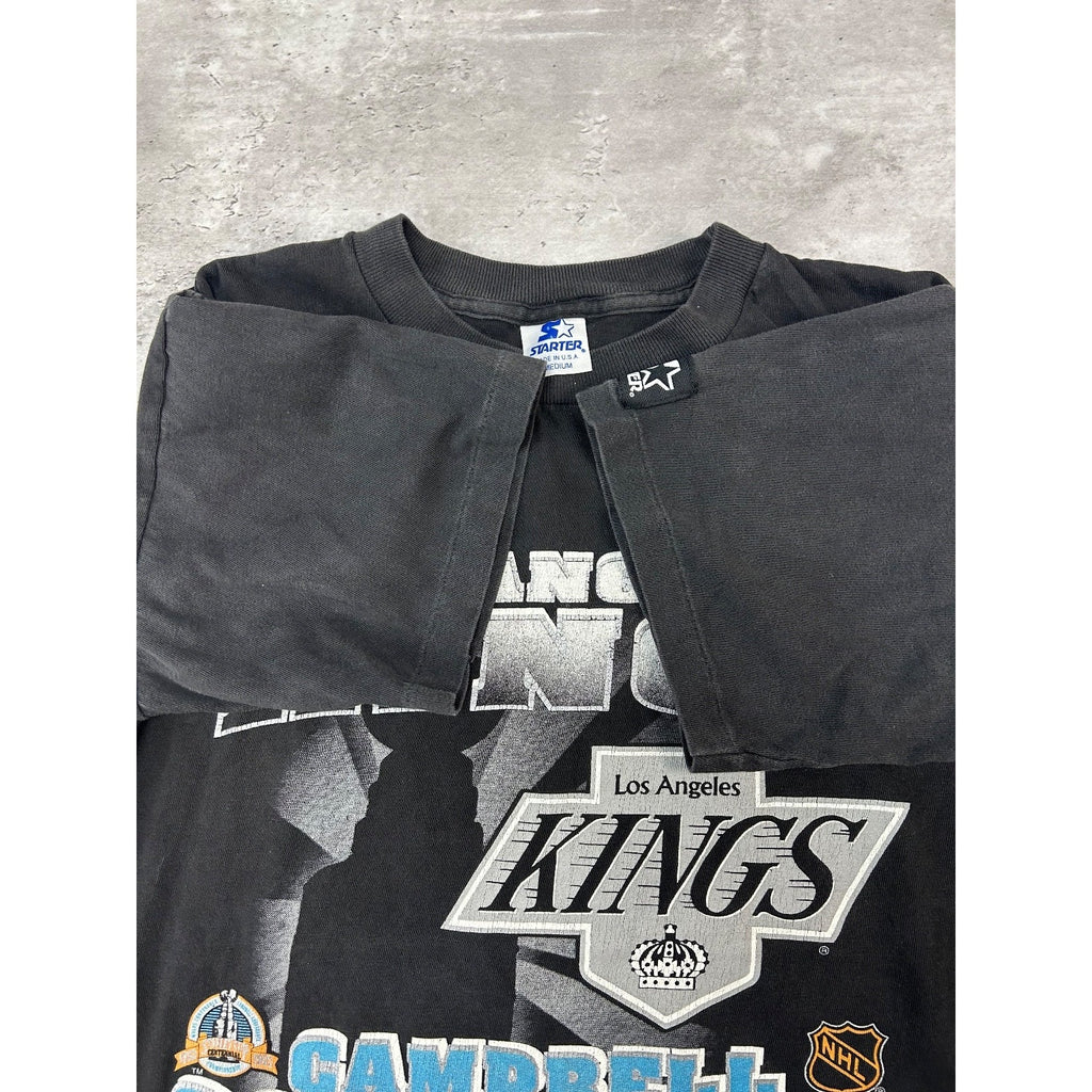 Vintage 1993 Los Angeles Kings NHL Campbell Conference Champs T-Shirt Sz Medium