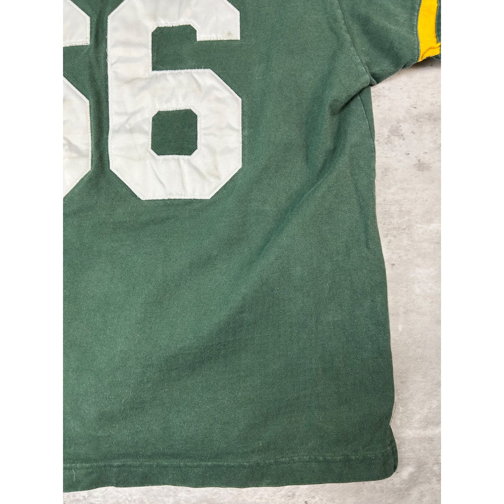 Vintage 90s Phillip Nitschke #66 Green Bay Packers NFL Jersey Sweatshirt Size XL
