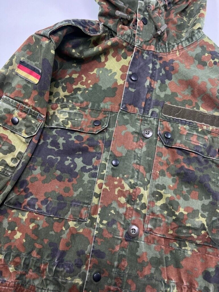 Vintage 1993 H Winnen GMBH & CO German Military Camo Field Jacket Size Large 90s