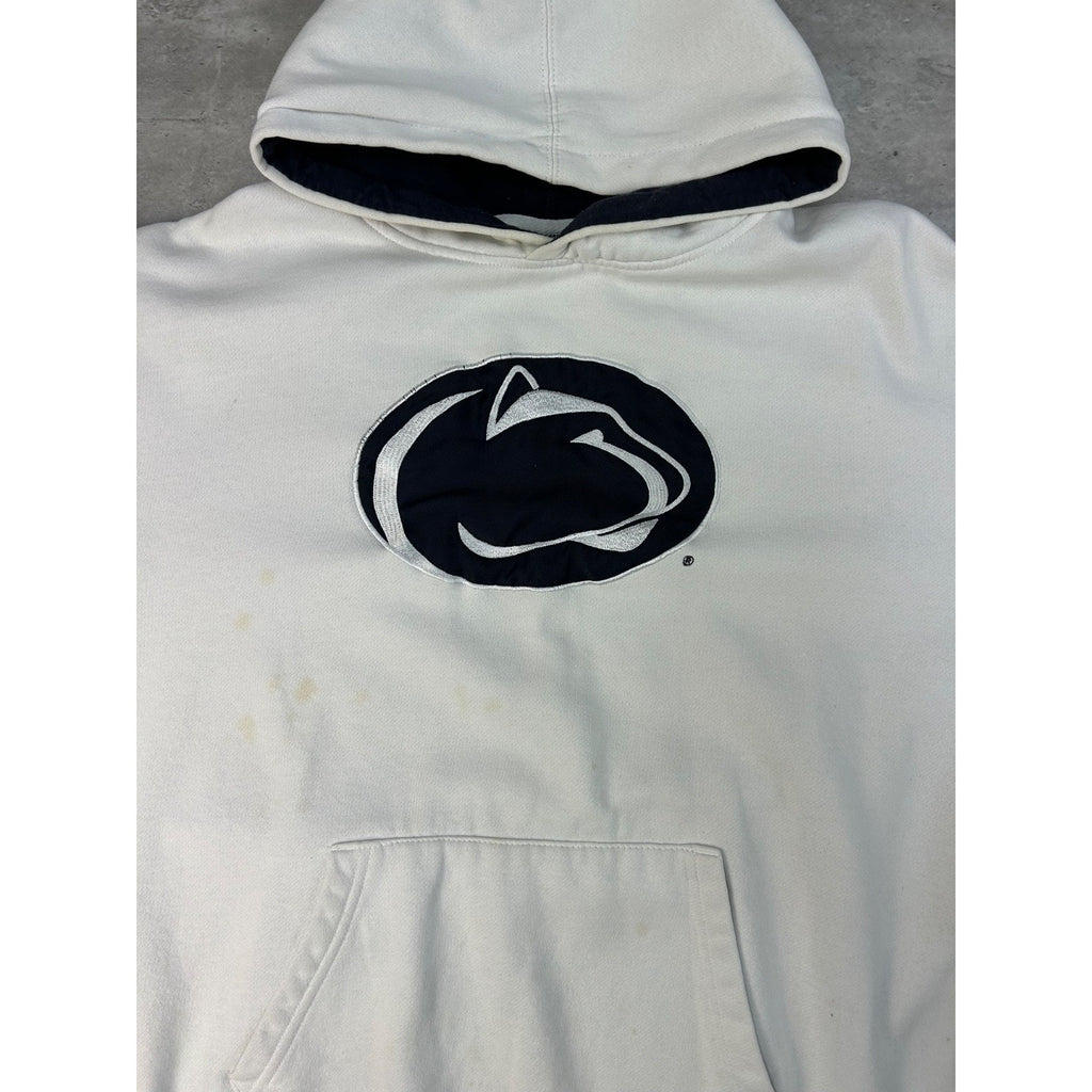 Vintage Penn State Nittany Lions NCAA Embroidered Hooded Sweatshirt Size 2XL