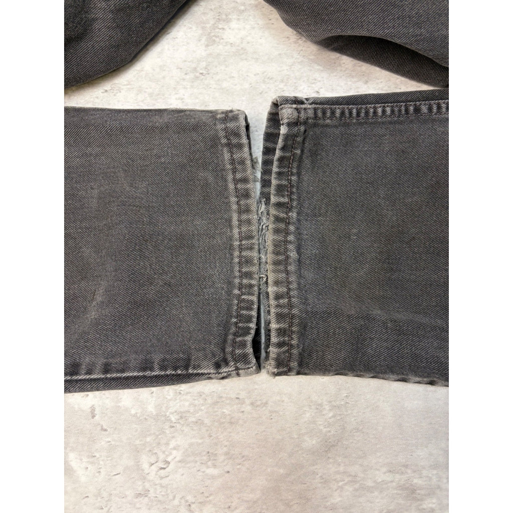Vintage Levis 550 Red Tab Relaxed Fit Black Wash Denim Pants Size 36