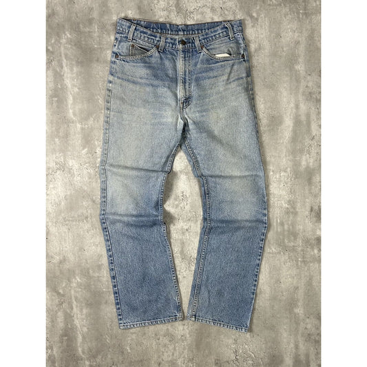 Vintage 90s Levis 517 Orange Tab Light Wash Denim Pants Size 33 Blue
