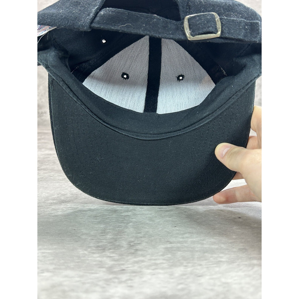 Vintage 90s Driven Not By His Nails By His Love Jesus Snapback Hat OSFA Black