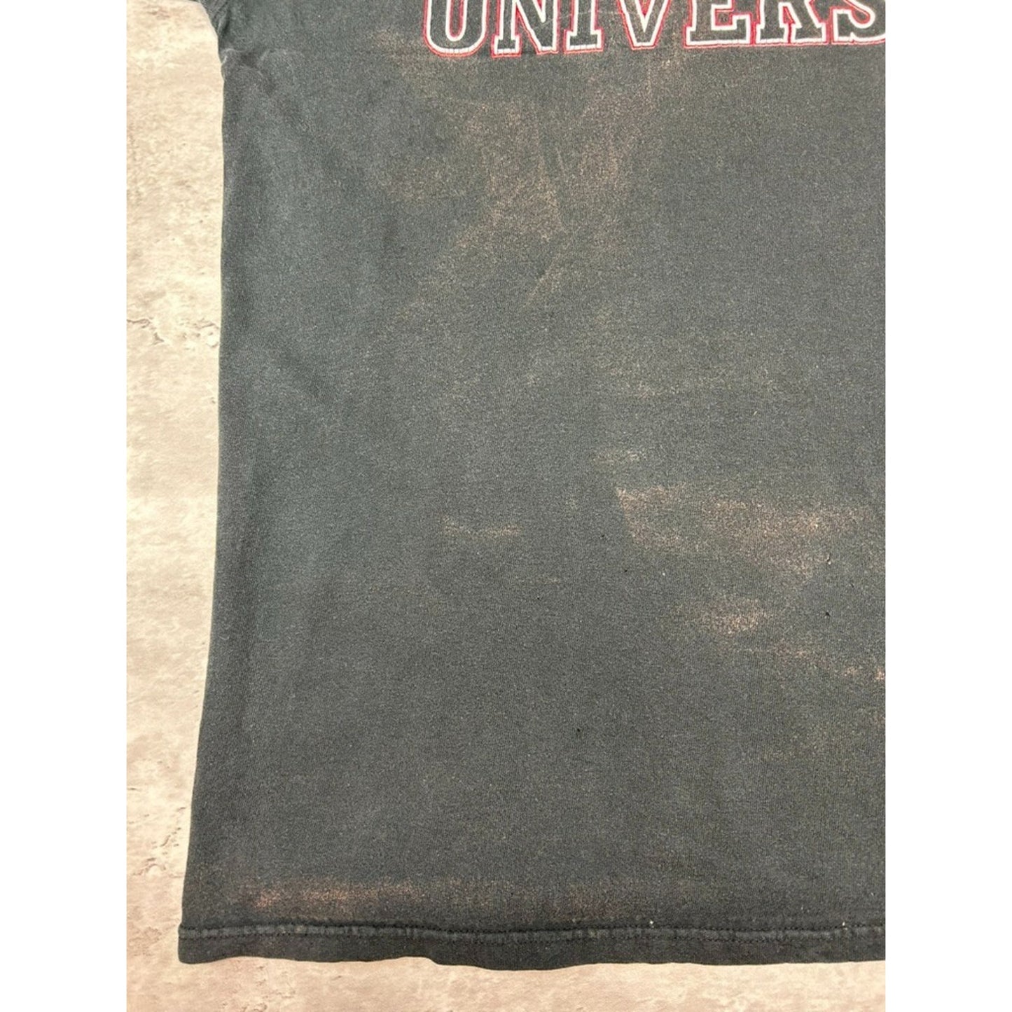 Vintage Rutgers University NCAA Spellout Graphic Collegiate T-Shirt Size Large