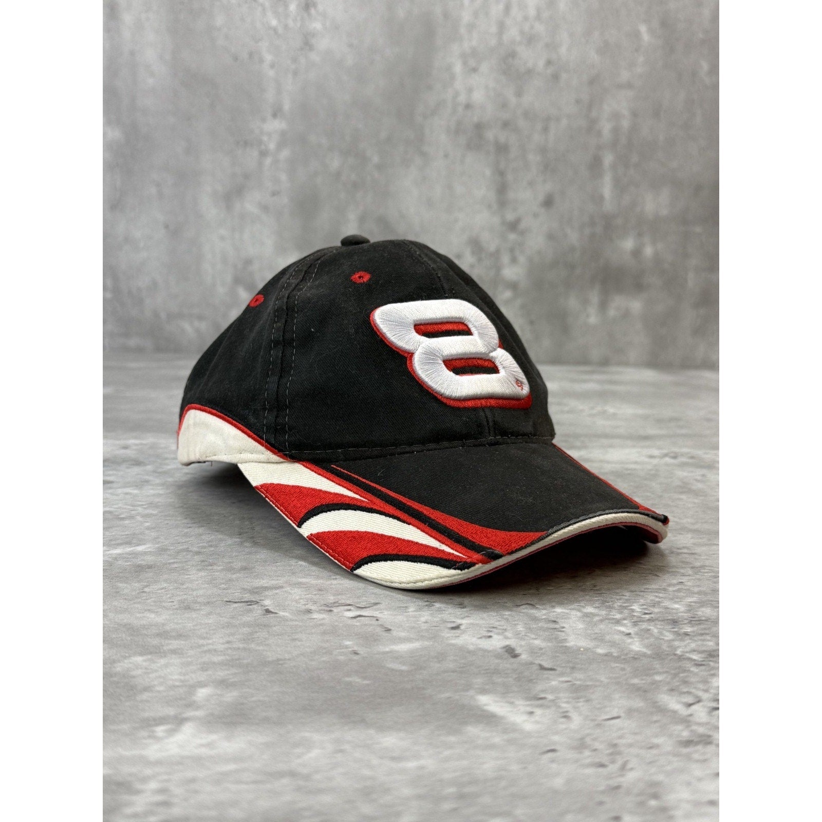 Vintage Dale Earnhardt Jr #8 Nascar Racing Embroidered Strapback Hat OSFA