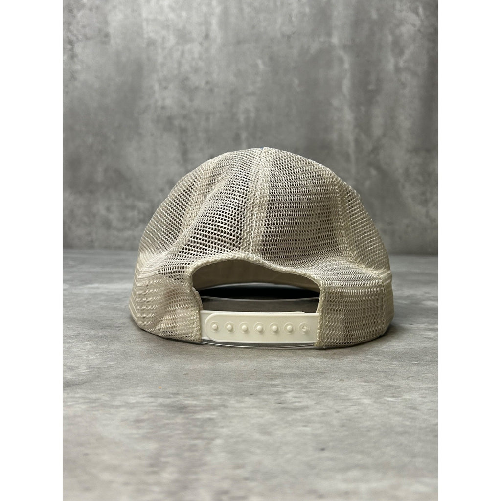 Vintage 80s/90s India Oak Brew Crew Spellout Graphic Trucker Snapback Hat OSFA