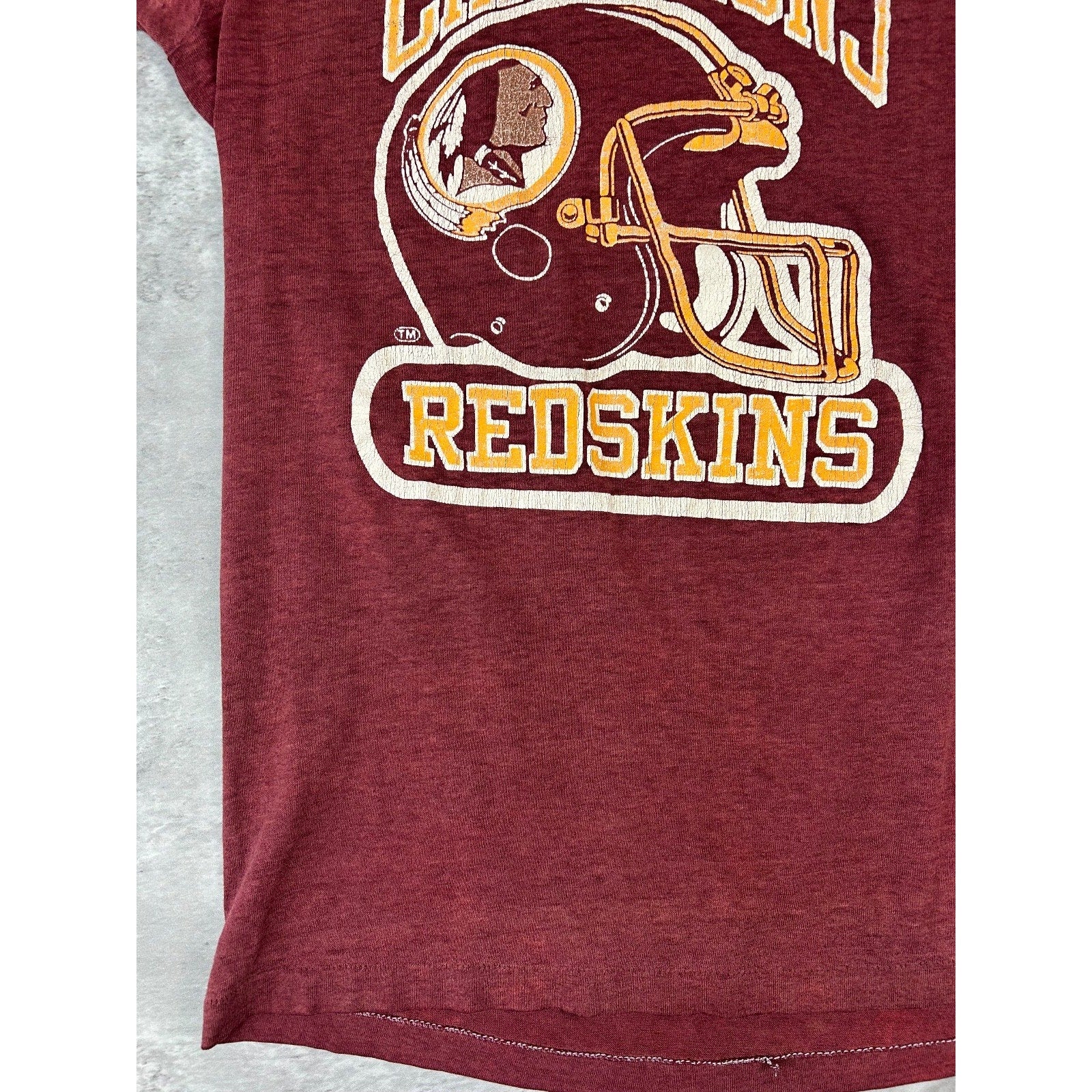 Vintage 1983 Washington Redskins NFL Super Bowl XVII Champs T-Shirt Size Medium