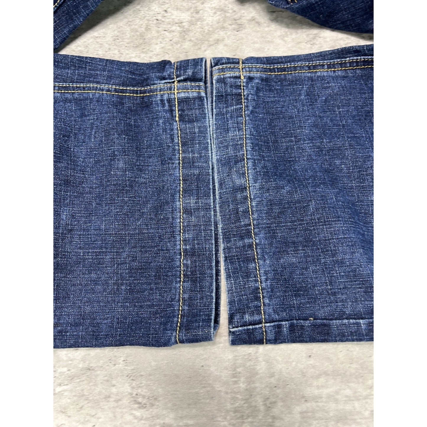 Vintage Y2K Southpole Baggy Fit Embroidered Dark Wash Denim Pants Size 33
