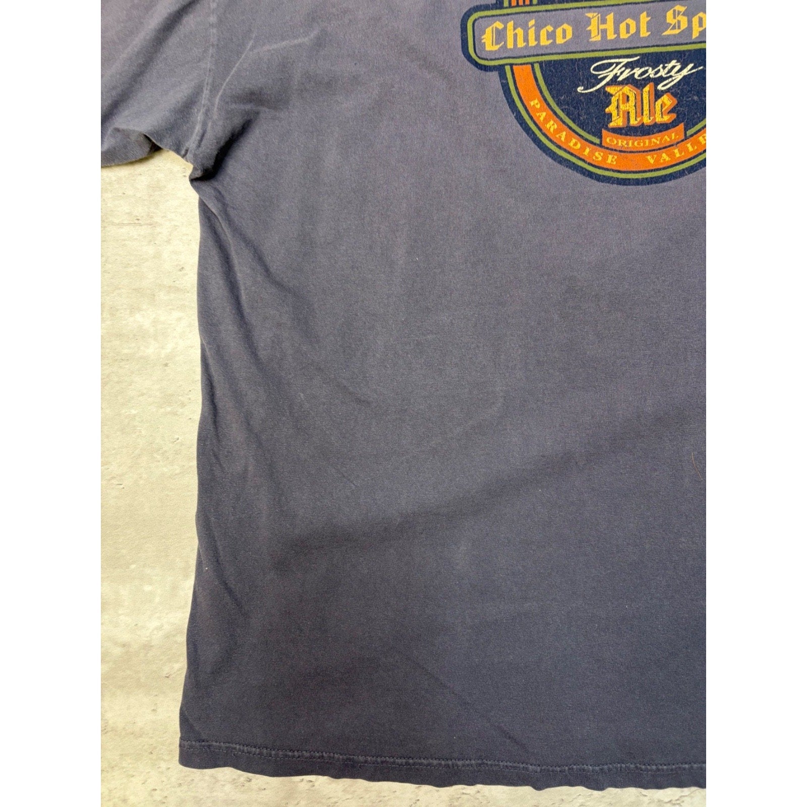 Vintage Chico Hot Springs Destination Graphic Long Sleeve T-Shirt Size XL