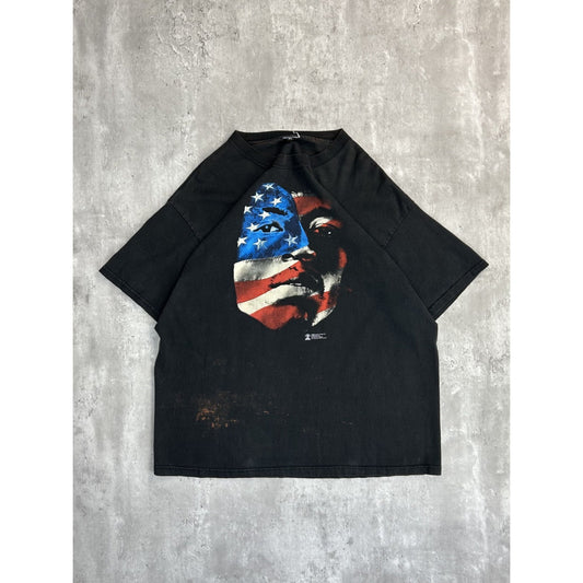 Vintage 90s Jimi Hendrix Portrait Graphic Rock And Roll Music T-Shirt Size XL