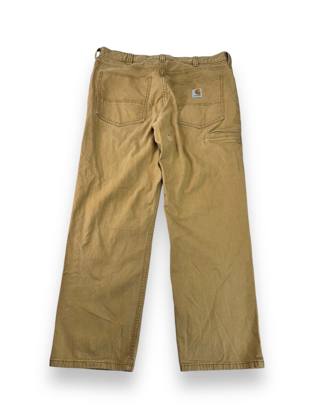 Carhartt Relaxed Fit Canvas Workwear Five Pocket Pants Size 34 Tan