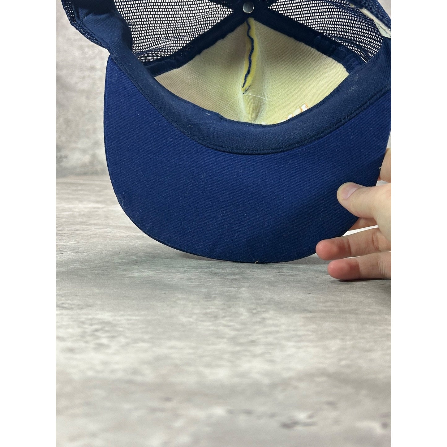 Vintage Hawaii Embroidered Scrambled Eggs Destination Trucker Hat OSFA